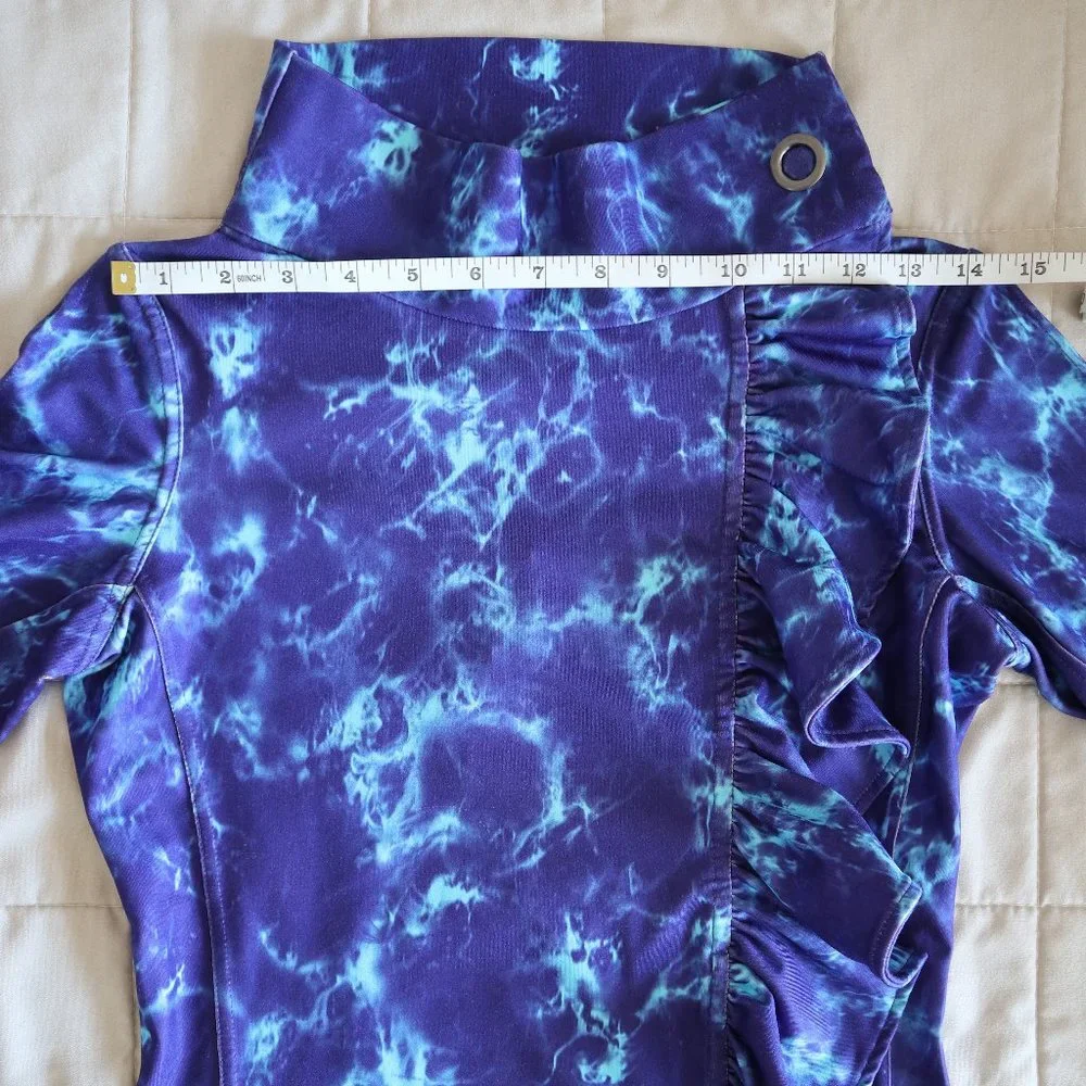 Blue Karma San Suu Full Zip Jacket with Ruffle - Picture 3 of 9